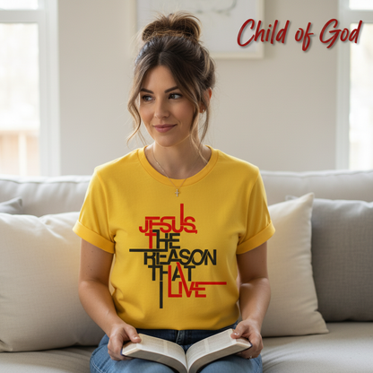 Jesus The Reason I Live T-Shirt__use