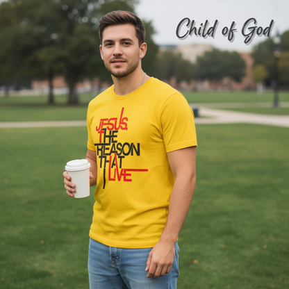 Jesus The Reason I Live T-Shirt__lifestyle