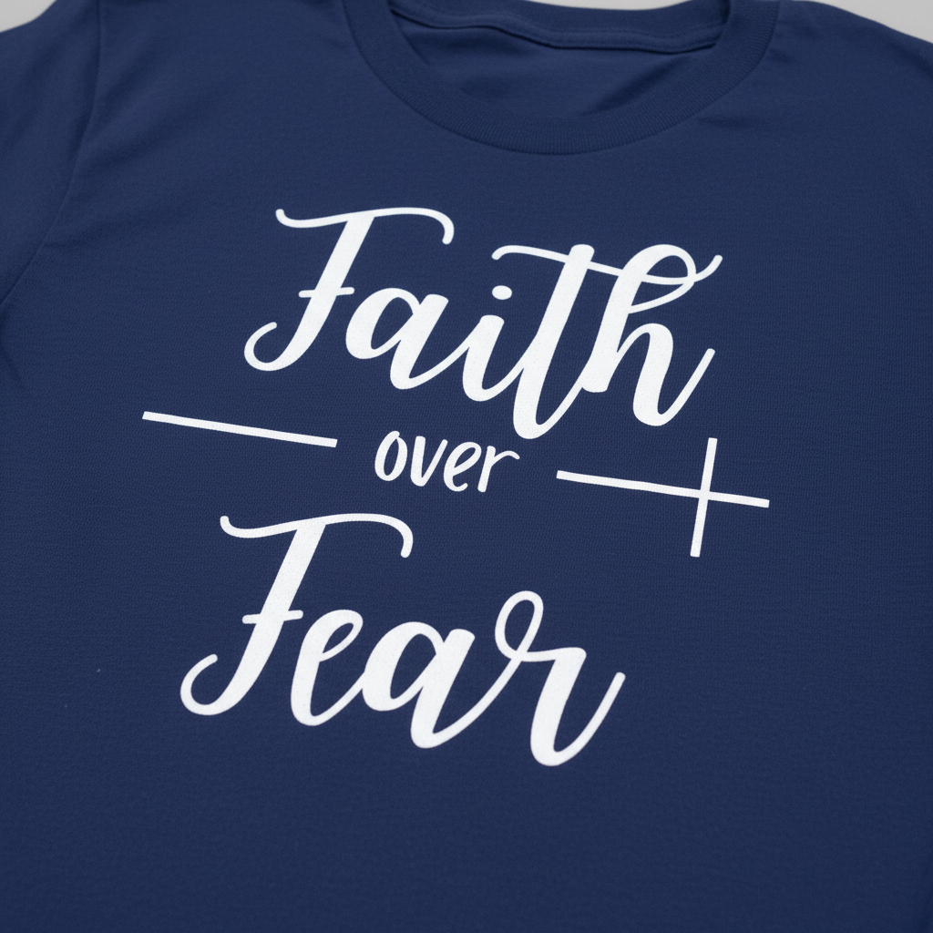 Faith Over Fear T-Shirt__detail