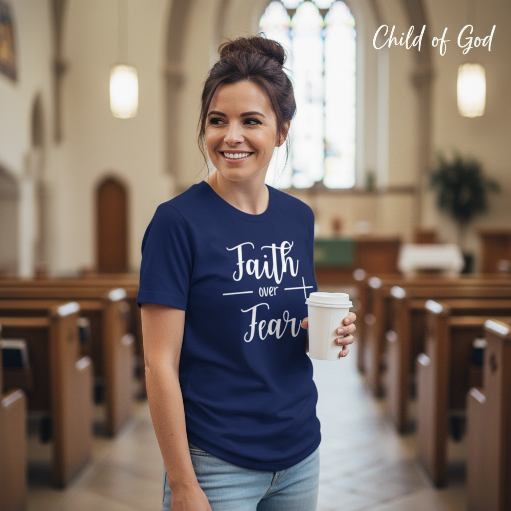 Faith Over Fear T-Shirt__lifestyle