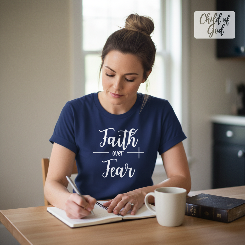 Faith Over Fear T-Shirt__use