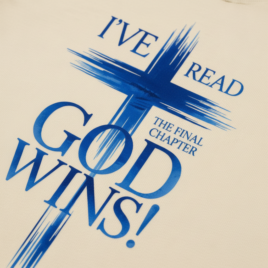 God Wins Final Chapter T-Shirt__detail
