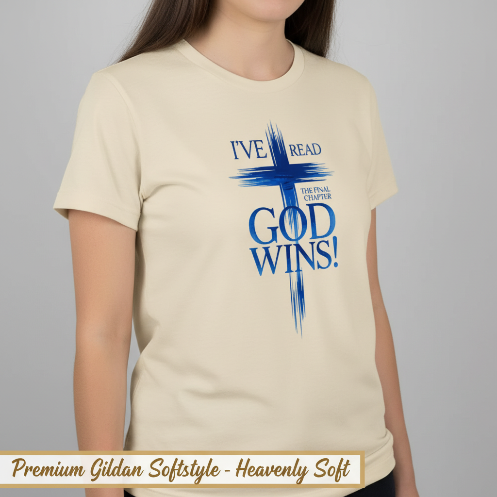 God Wins Final Chapter T-Shirt__space