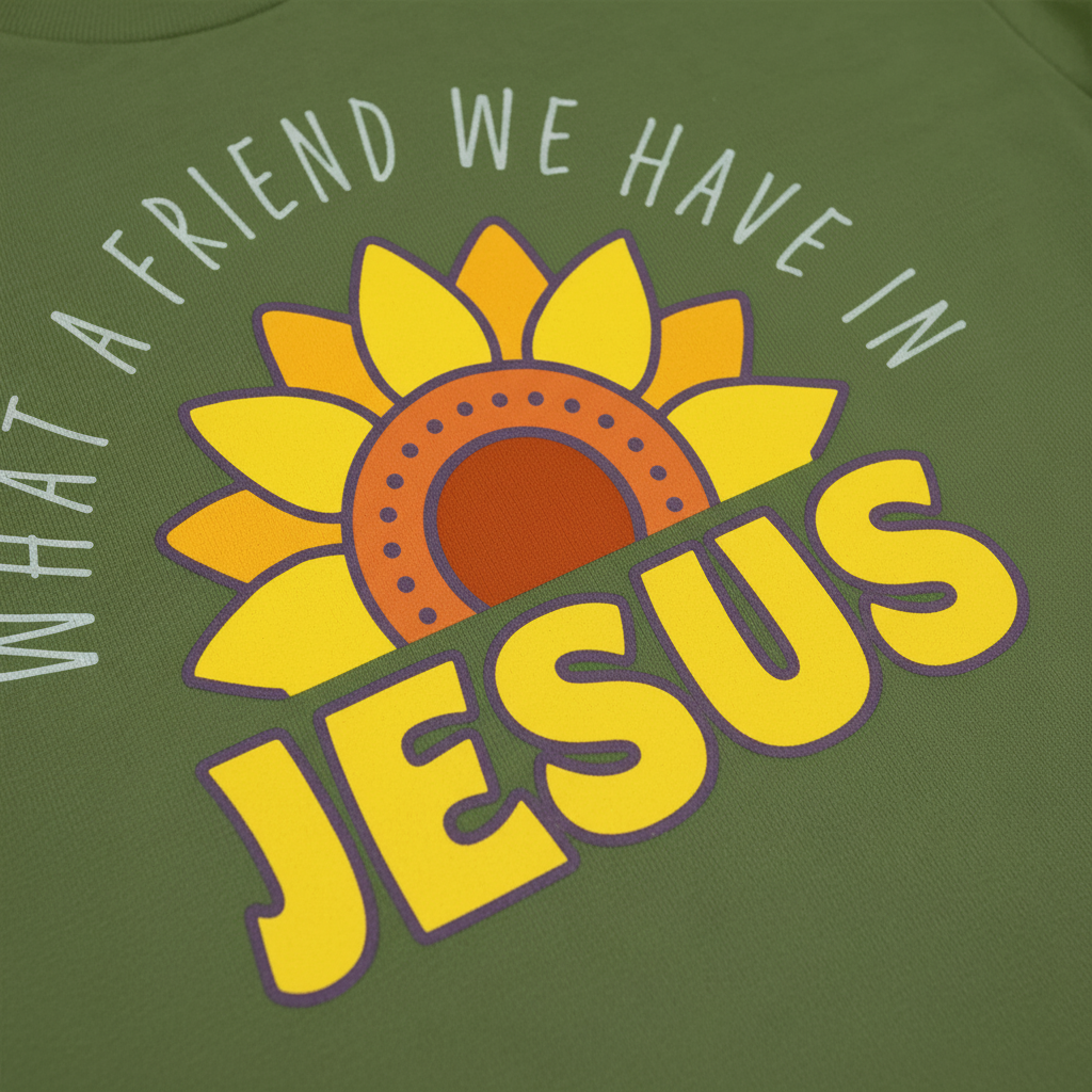 What a Friend in Jesus T-Shirt__detail