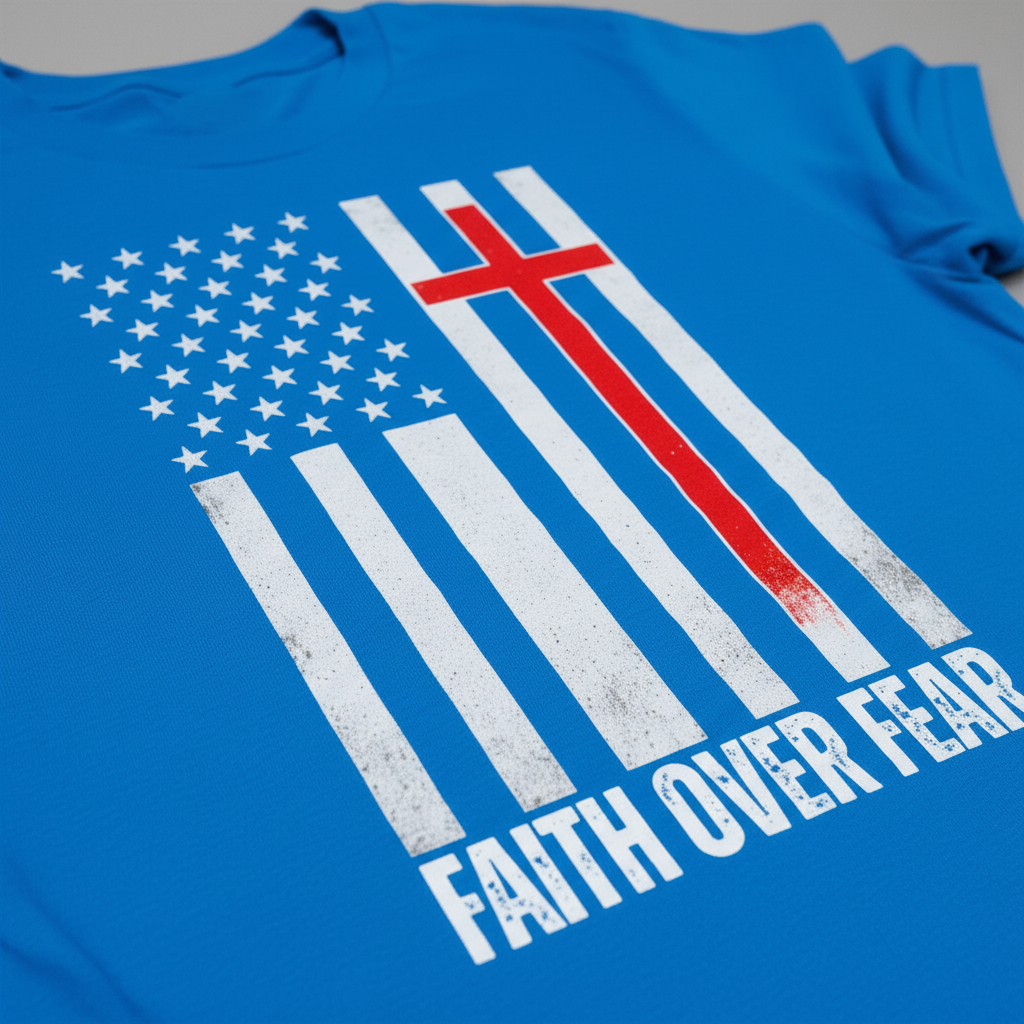 Faith and Freedom T-Shirt__detail