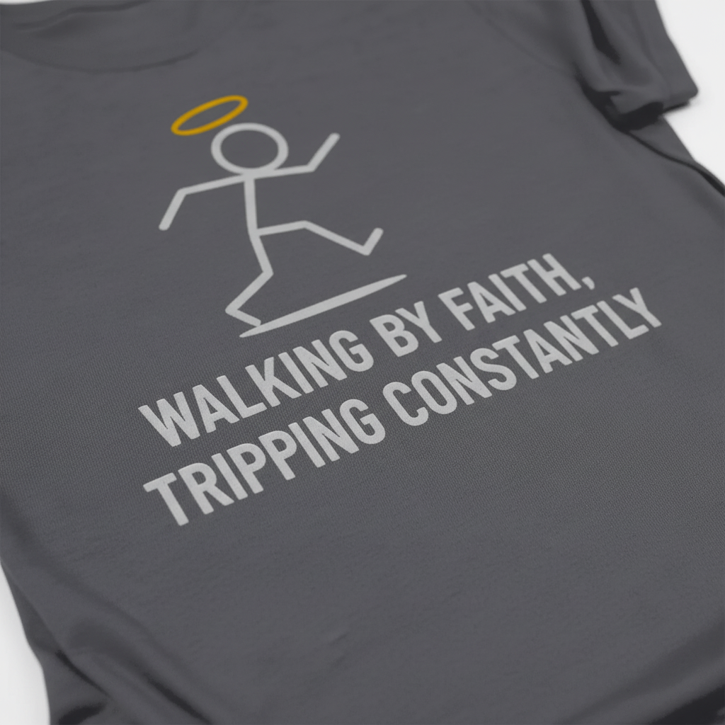 Walking by Faith T-Shirt__detail