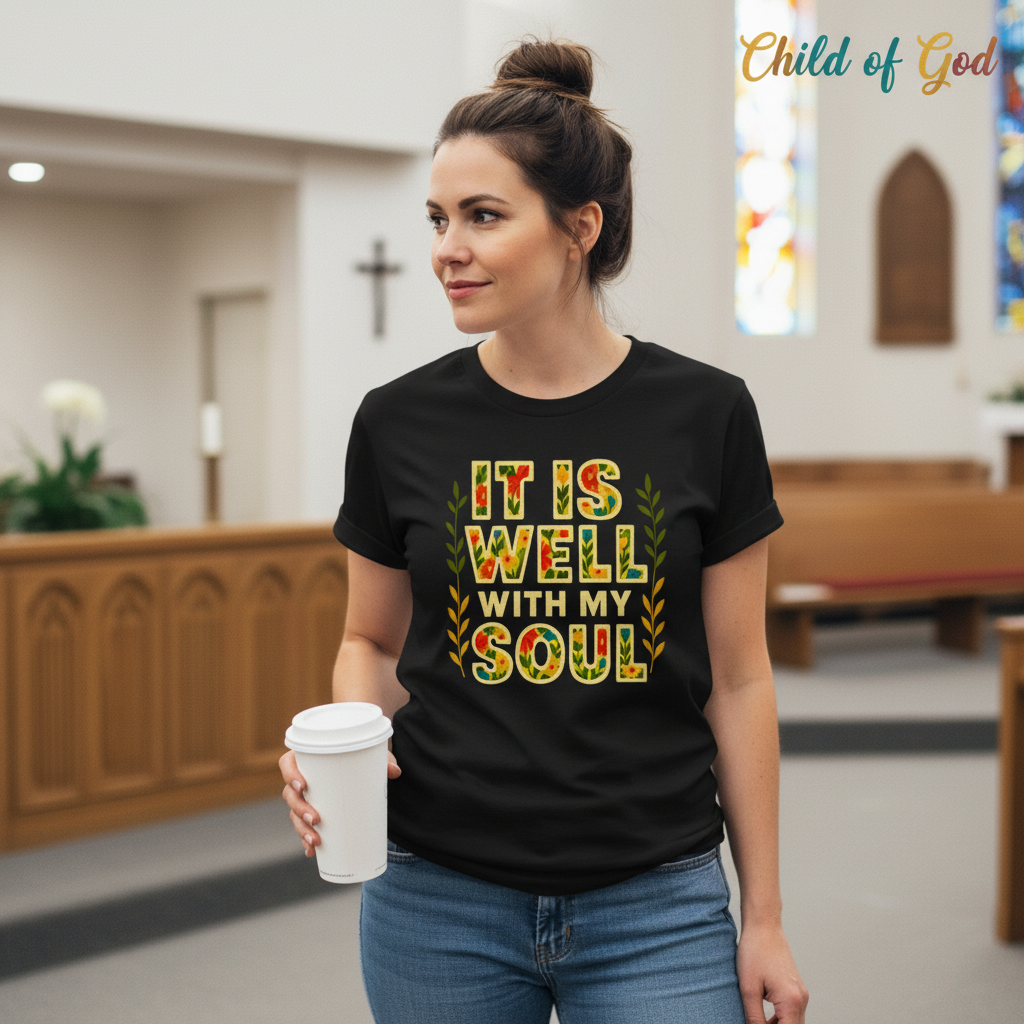 It Is Well With My Soul T-Shirt__lifestyle