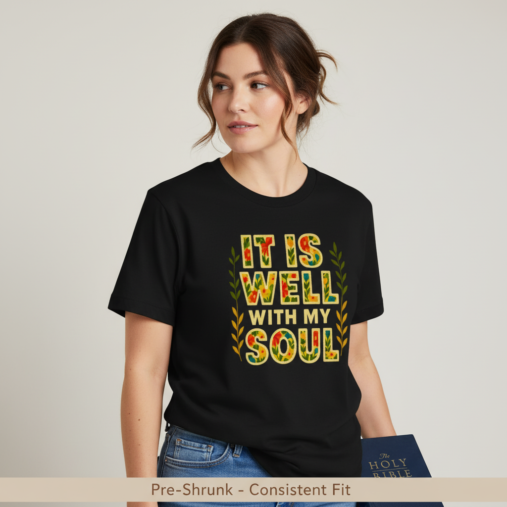 It Is Well With My Soul T-Shirt__space