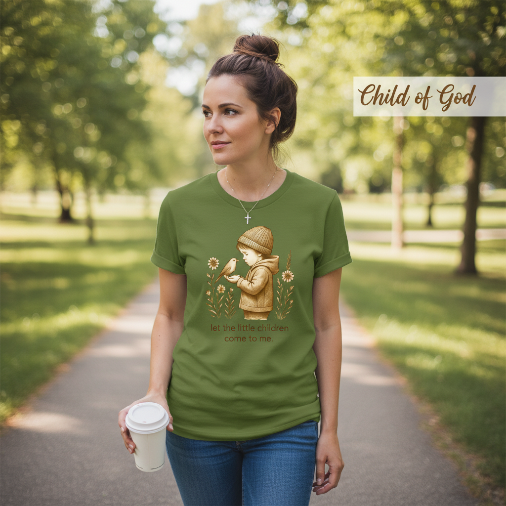 Let the Little Children Come T-Shirt__lifestyle
