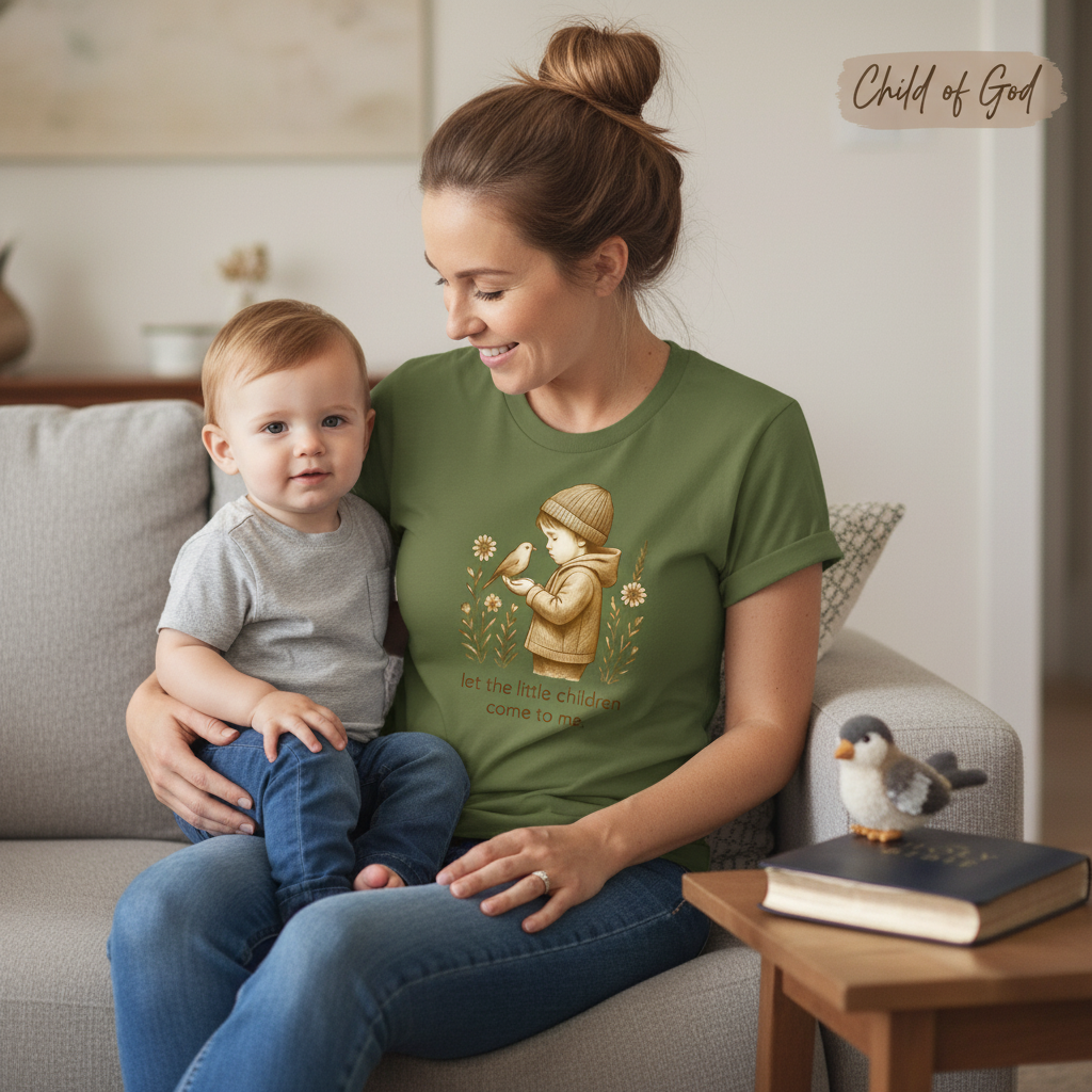 Let the Little Children Come T-Shirt__use
