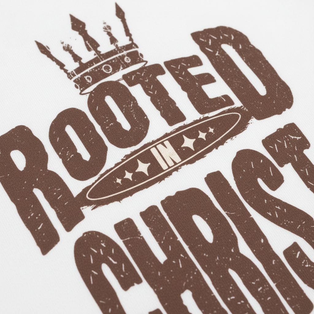Rooted in Christ T-Shirt__detail