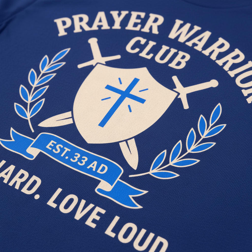 Prayer Warrior Club T-Shirt__detail
