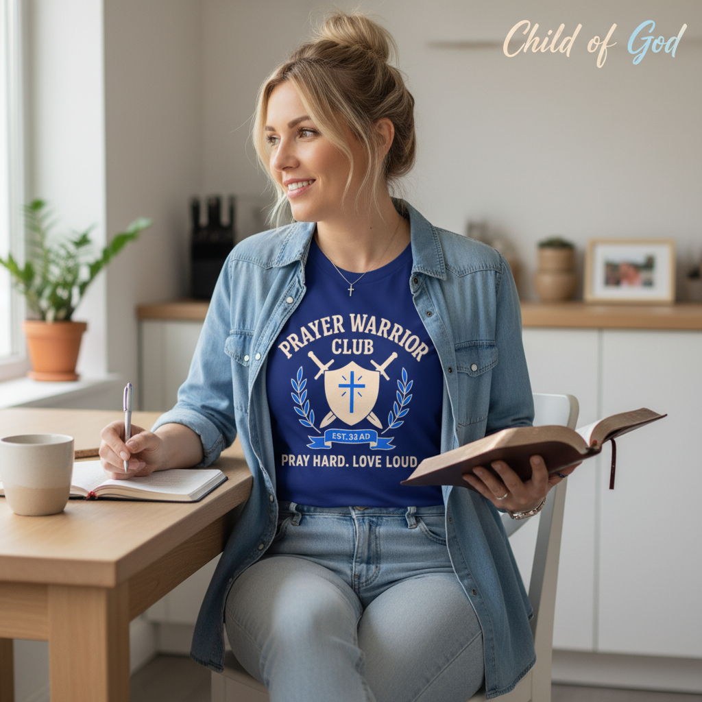 Prayer Warrior Club T-Shirt__use