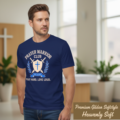 Prayer Warrior Club T-Shirt__space