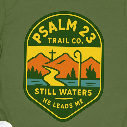 Psalm 23 Trail Co. T-Shirt__detail