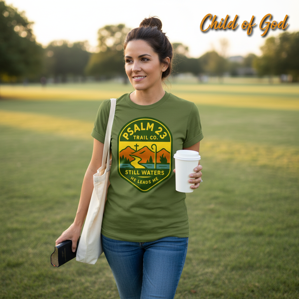 Psalm 23 Trail Co. T-Shirt__lifestyle