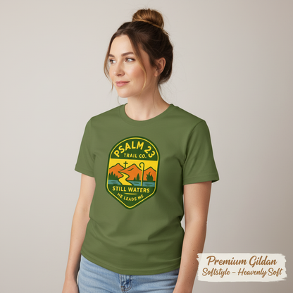 Psalm 23 Trail Co. T-Shirt__space