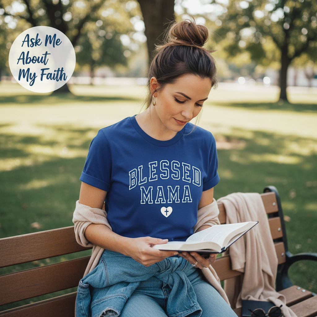 Blessed Mama T-Shirt__pair