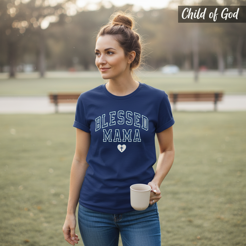 Blessed Mama T-Shirt__lifestyle
