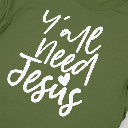 Y'all Need Jesus T-Shirt__detail