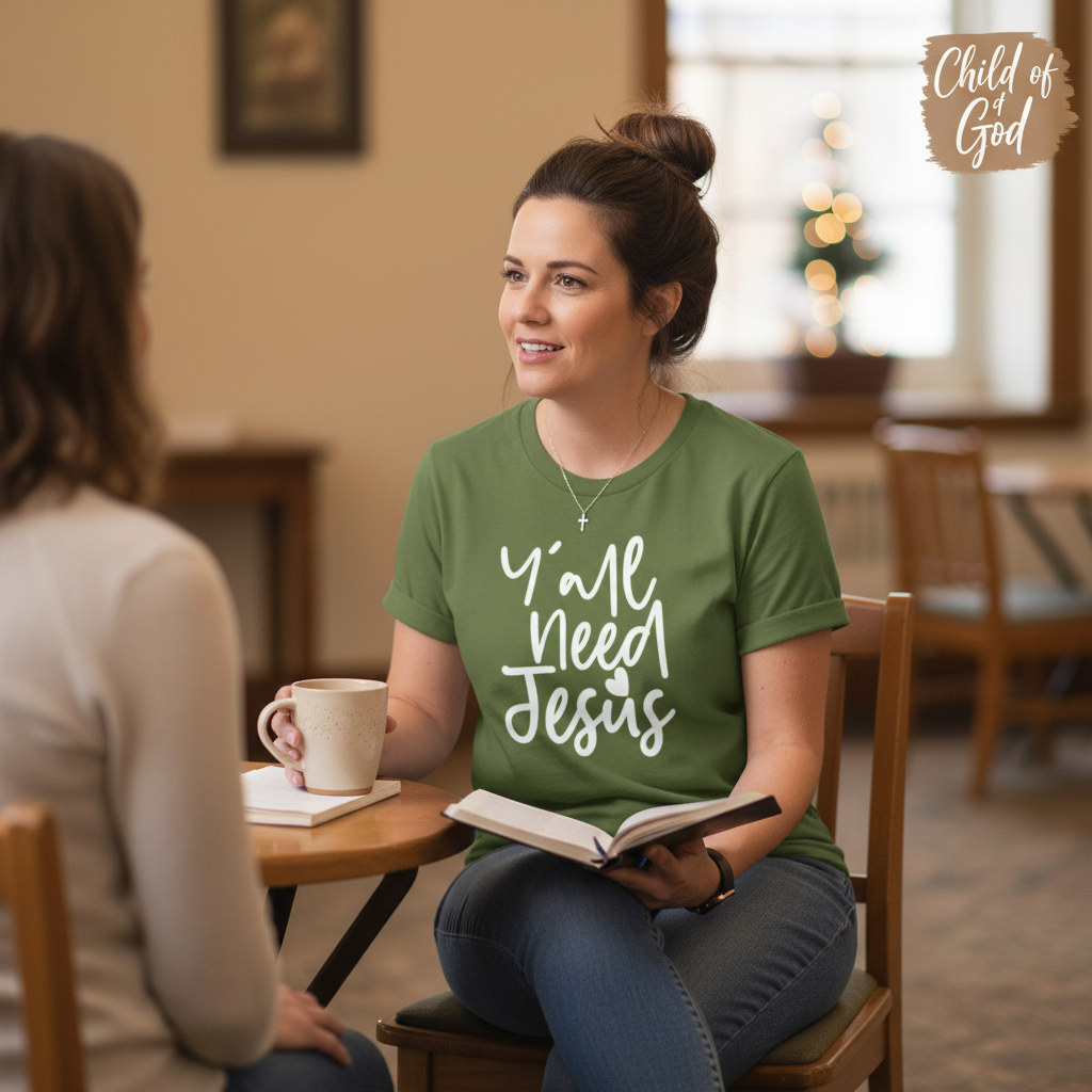 Y'all Need Jesus T-Shirt__use