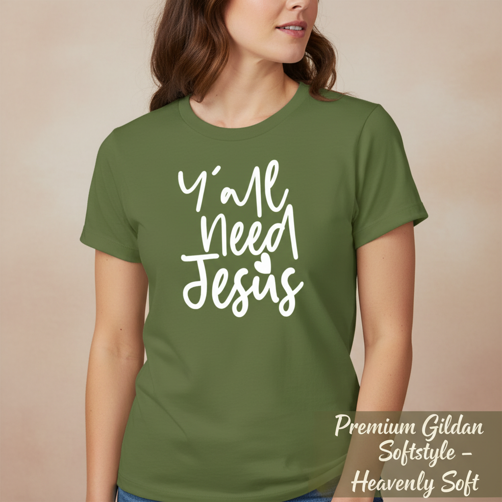 Y'all Need Jesus T-Shirt__space