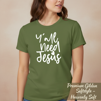 Y'all Need Jesus T-Shirt__space