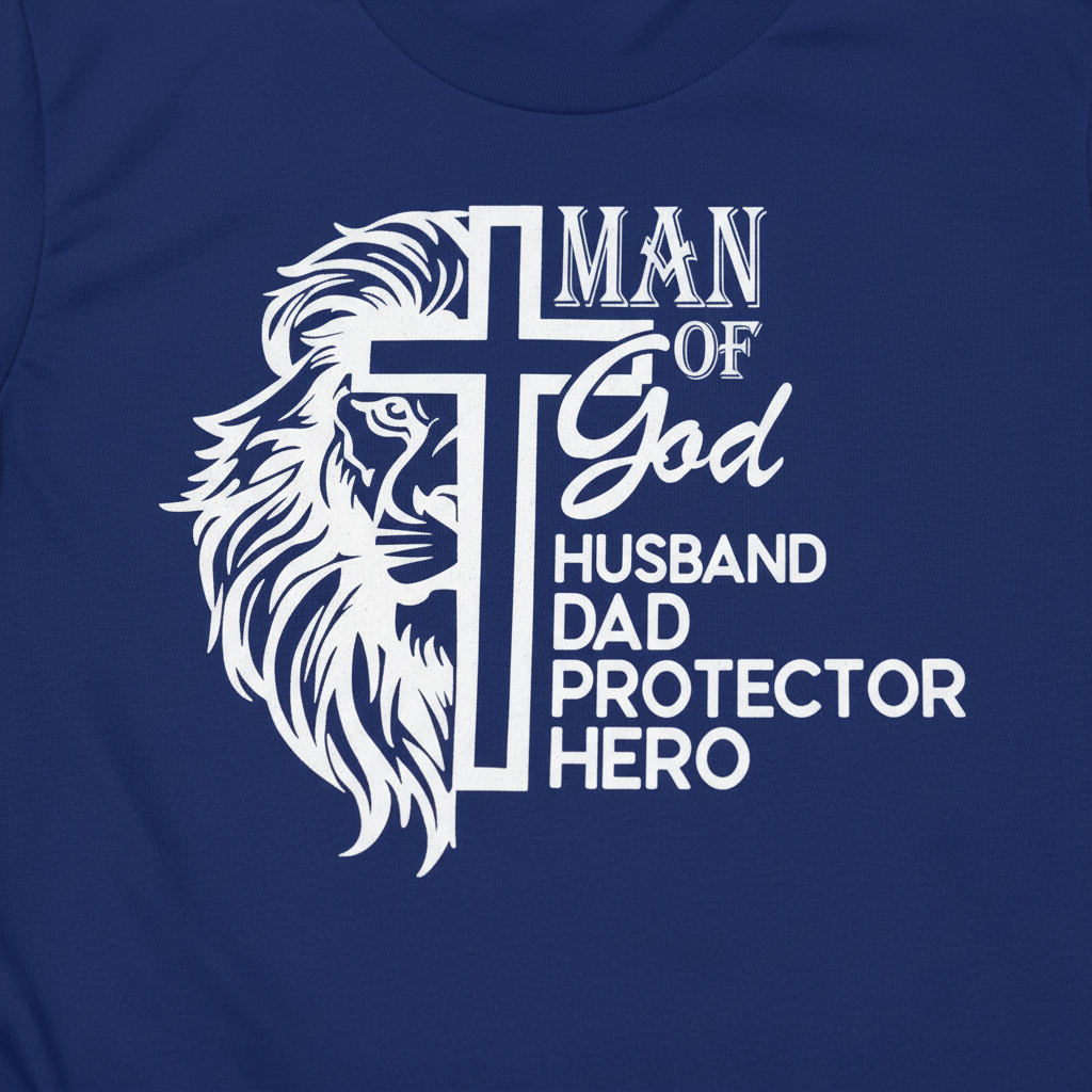 Man Of God T-Shirt__detail