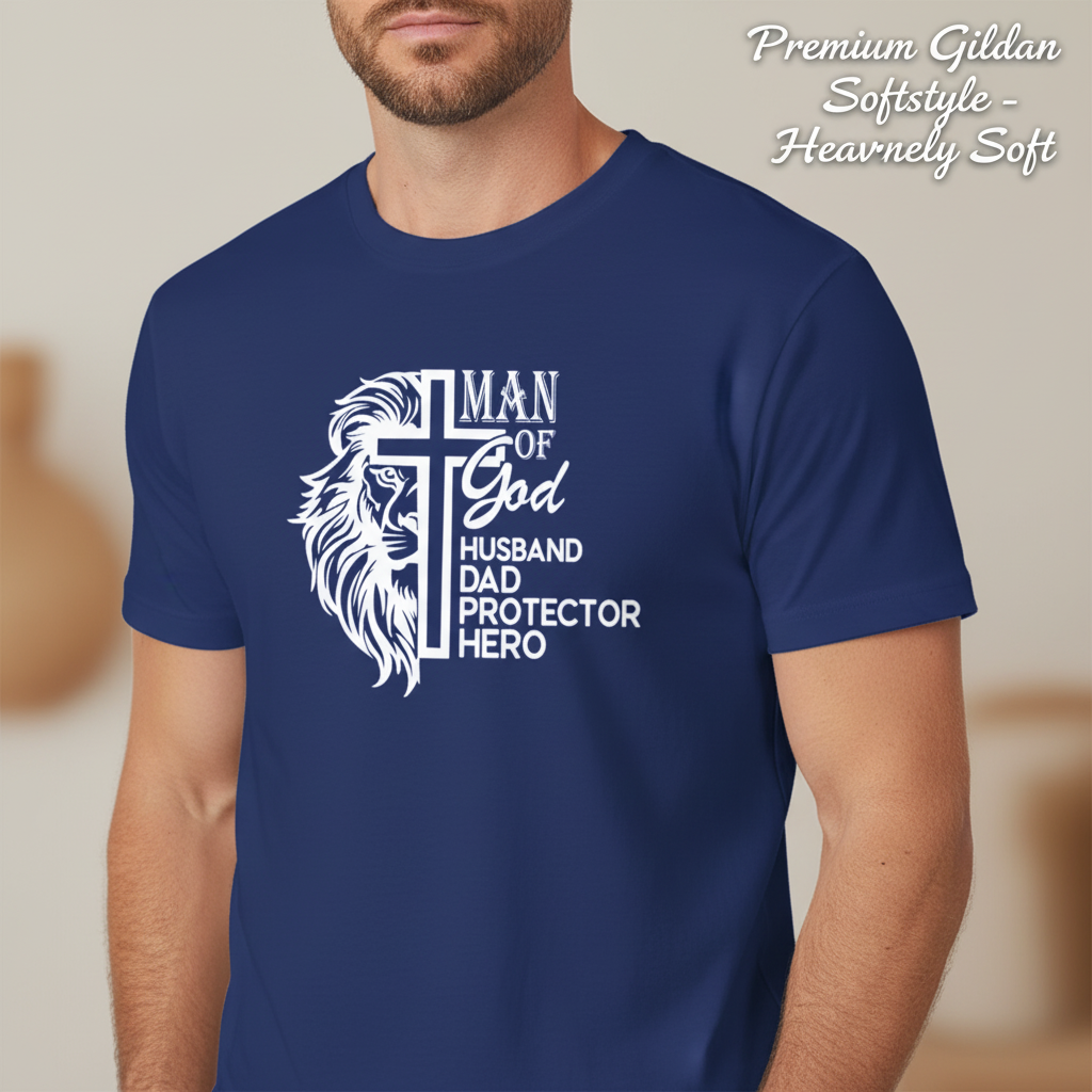 Man Of God T-Shirt__space