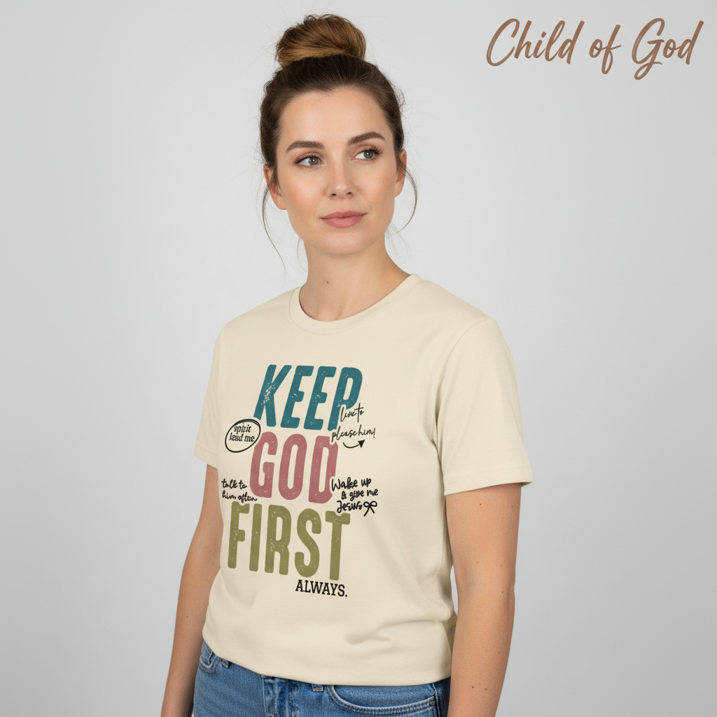 Keep God First T-Shirt__hero