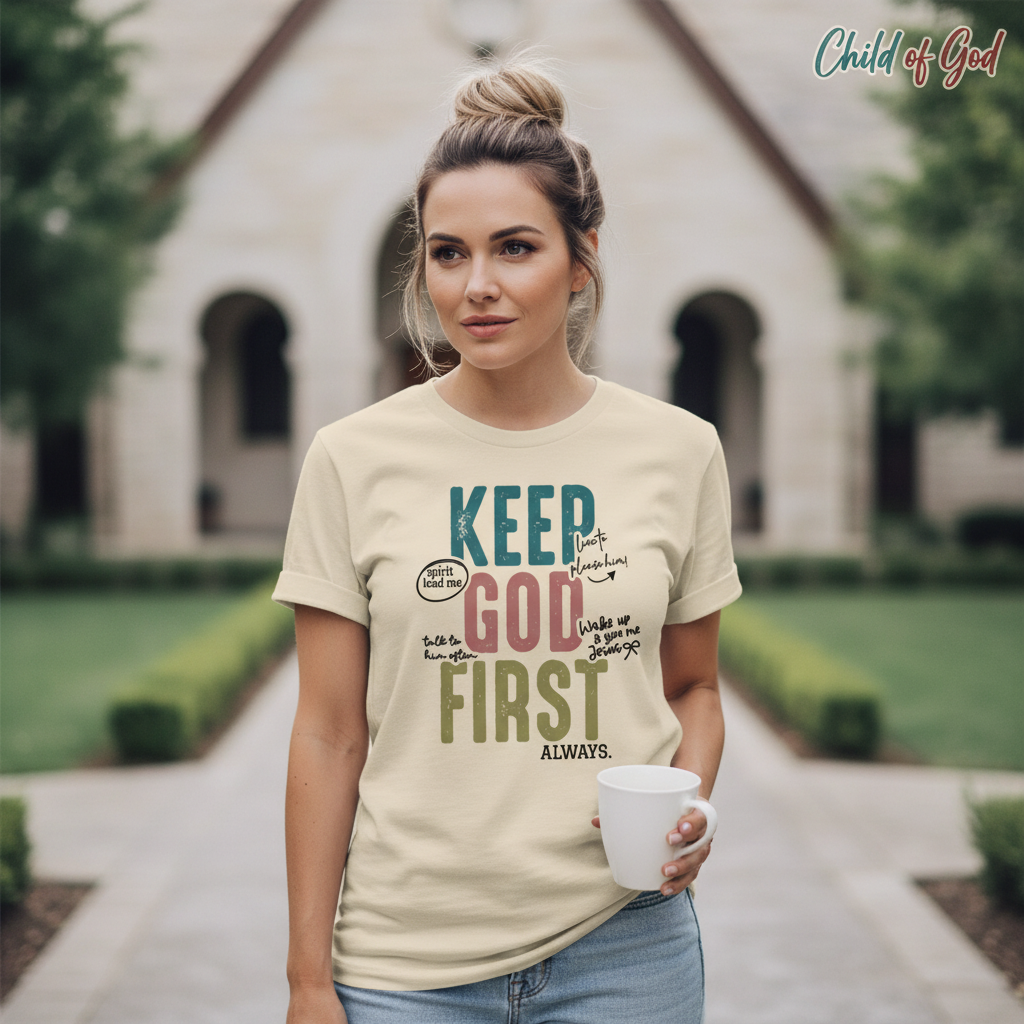 Keep God First T-Shirt__lifestyle