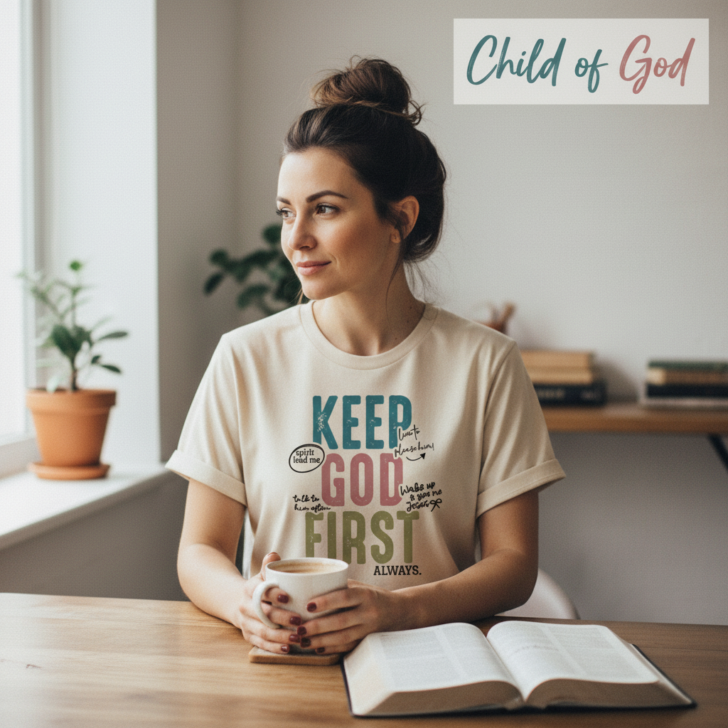 Keep God First T-Shirt__use