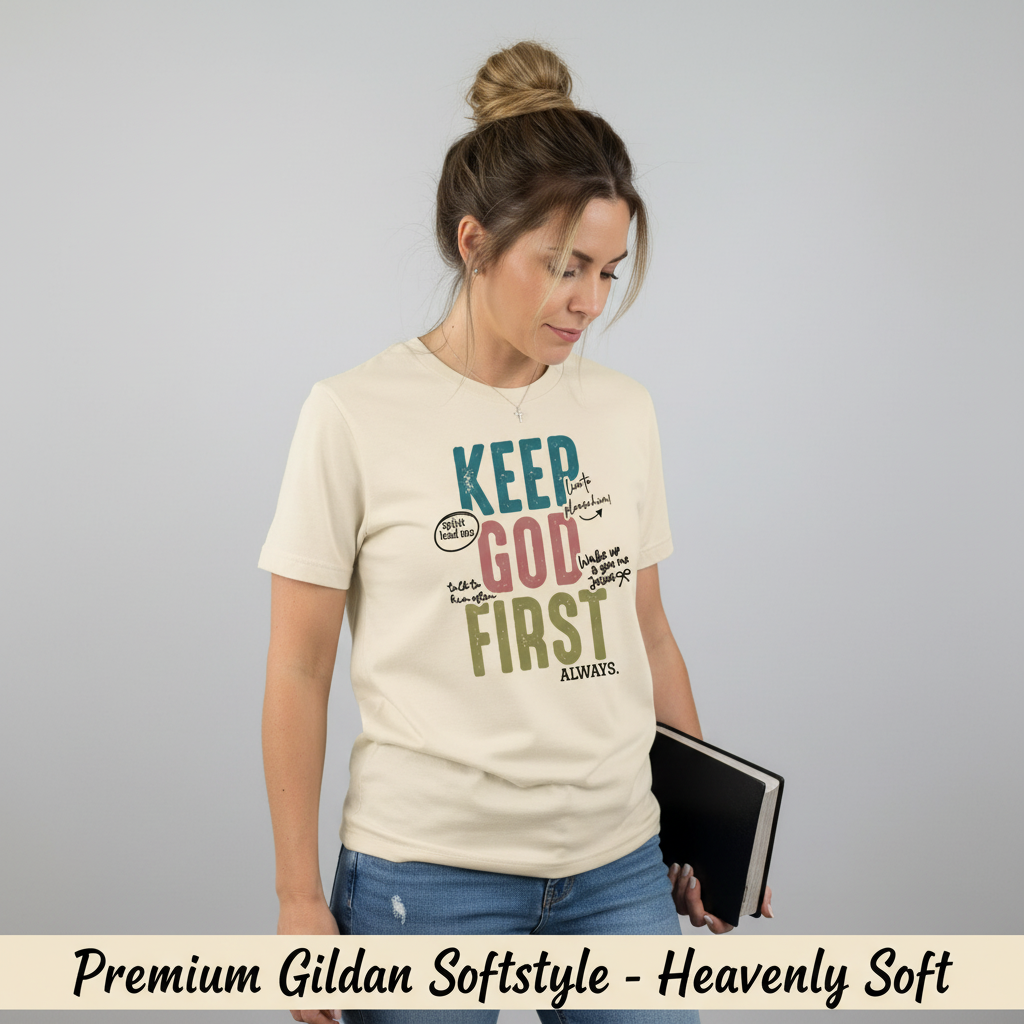 Keep God First T-Shirt__space