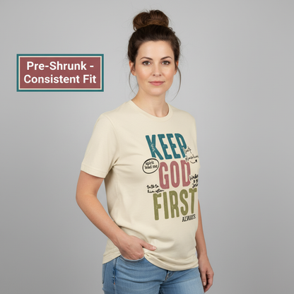 Keep God First T-Shirt__benefit