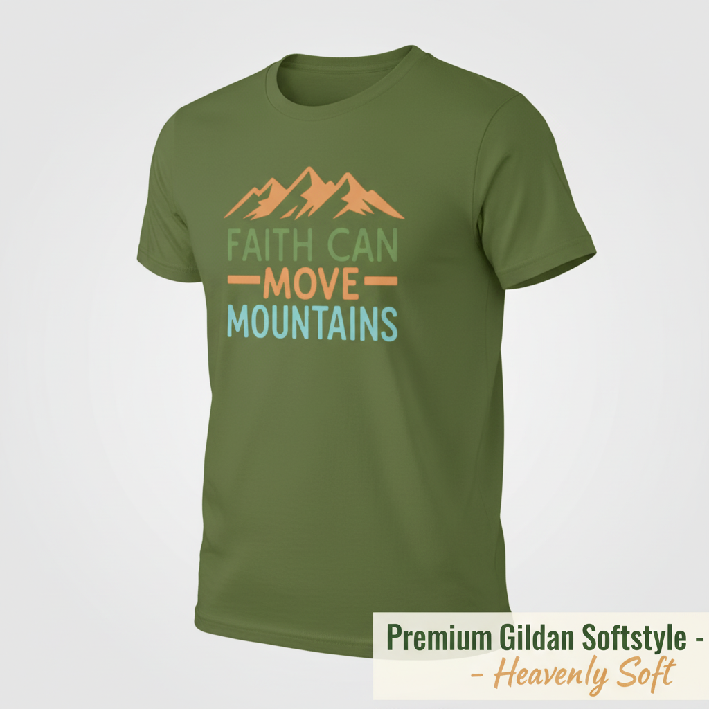Faith Can Move Mountains T-Shirt__space