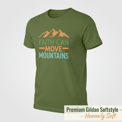 Faith Can Move Mountains T-Shirt__space
