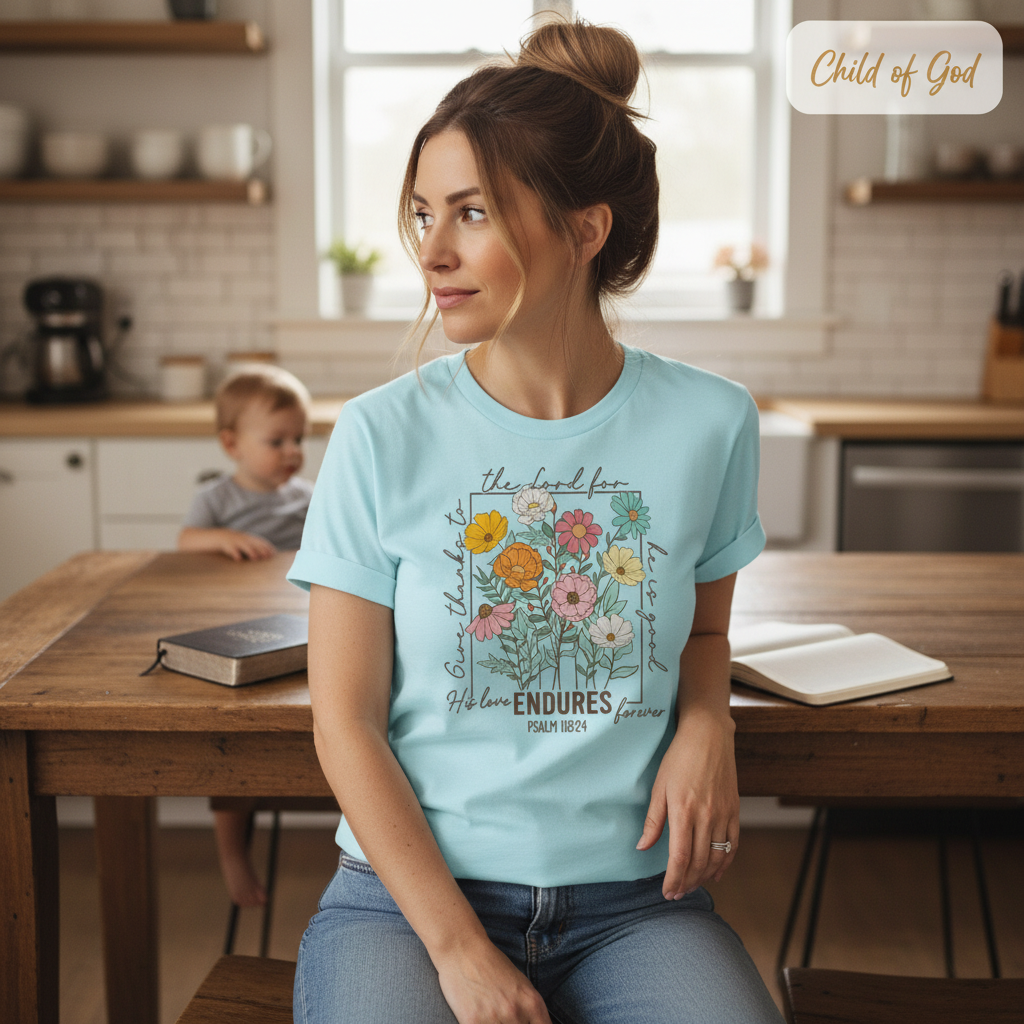 Enduring Love Floral T-Shirt__use