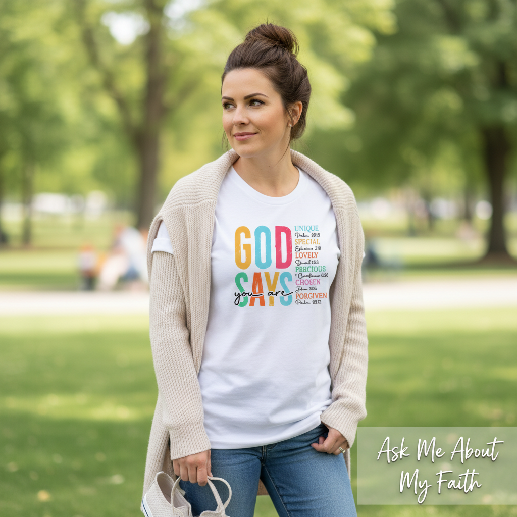 God Says You Are T-Shirt__pair
