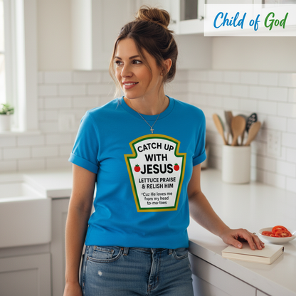 Catch Up With Jesus T-Shirt__use
