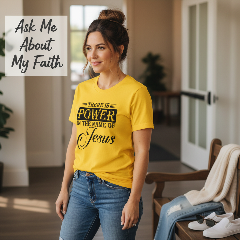 Power in the Name T-Shirt__pair