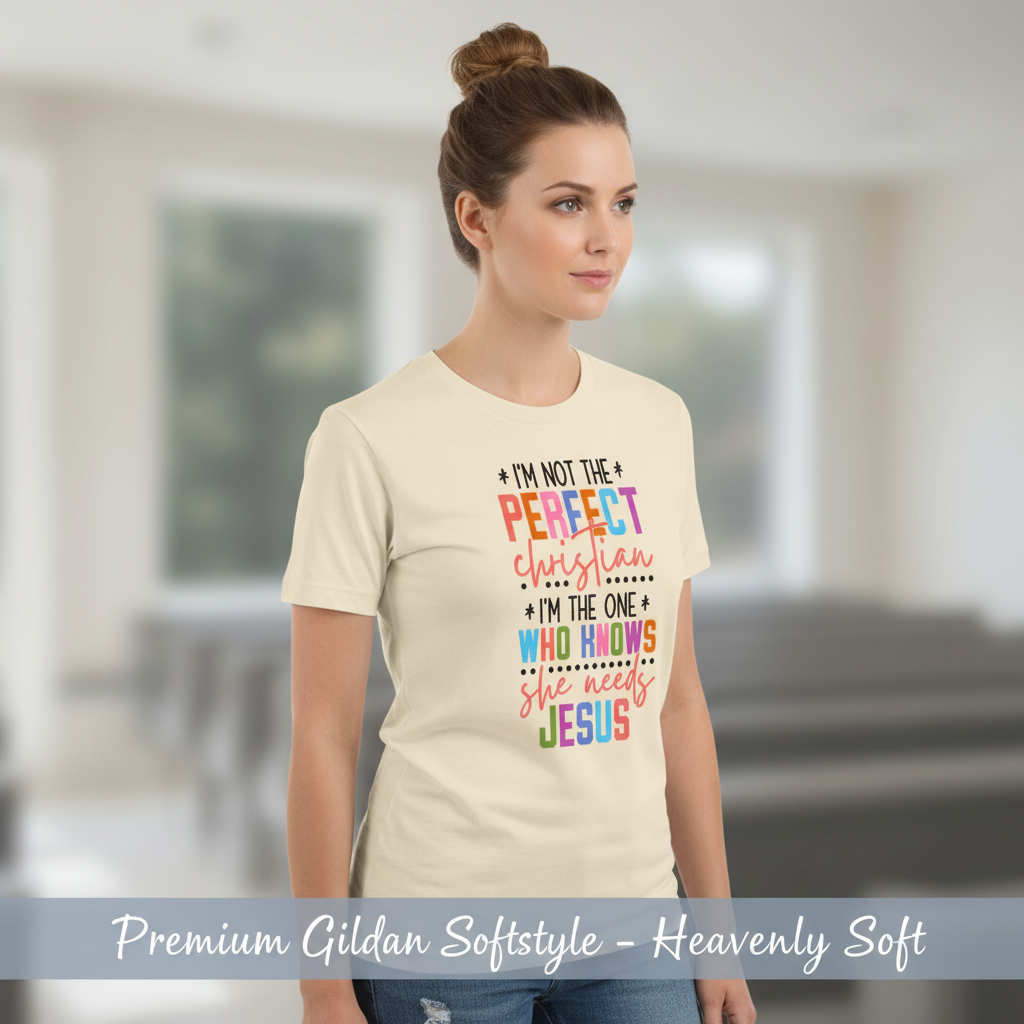 Perfectly Imperfect Christian T-Shirt__space
