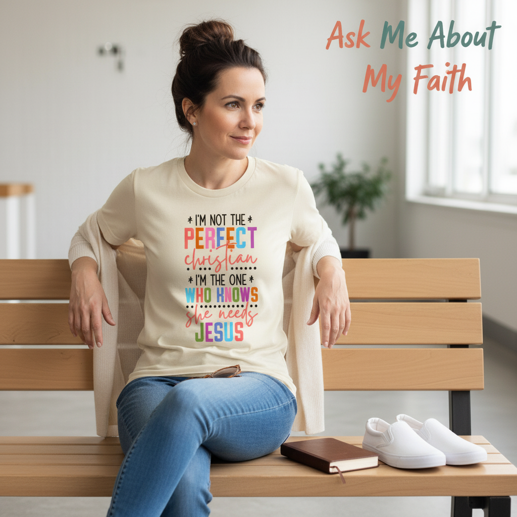 Perfectly Imperfect Christian T-Shirt__pair