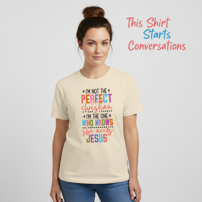 Perfectly Imperfect Christian T-Shirt__hero