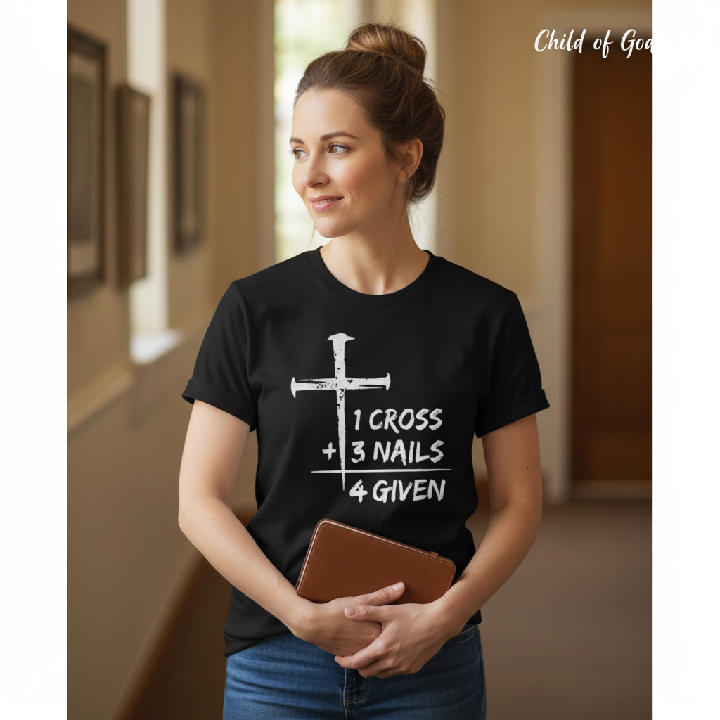 One Cross Forgiven T-Shirt__use