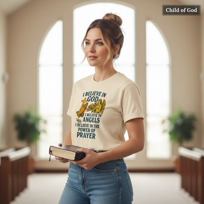 Faith in Prayer T-Shirt__lifestyle