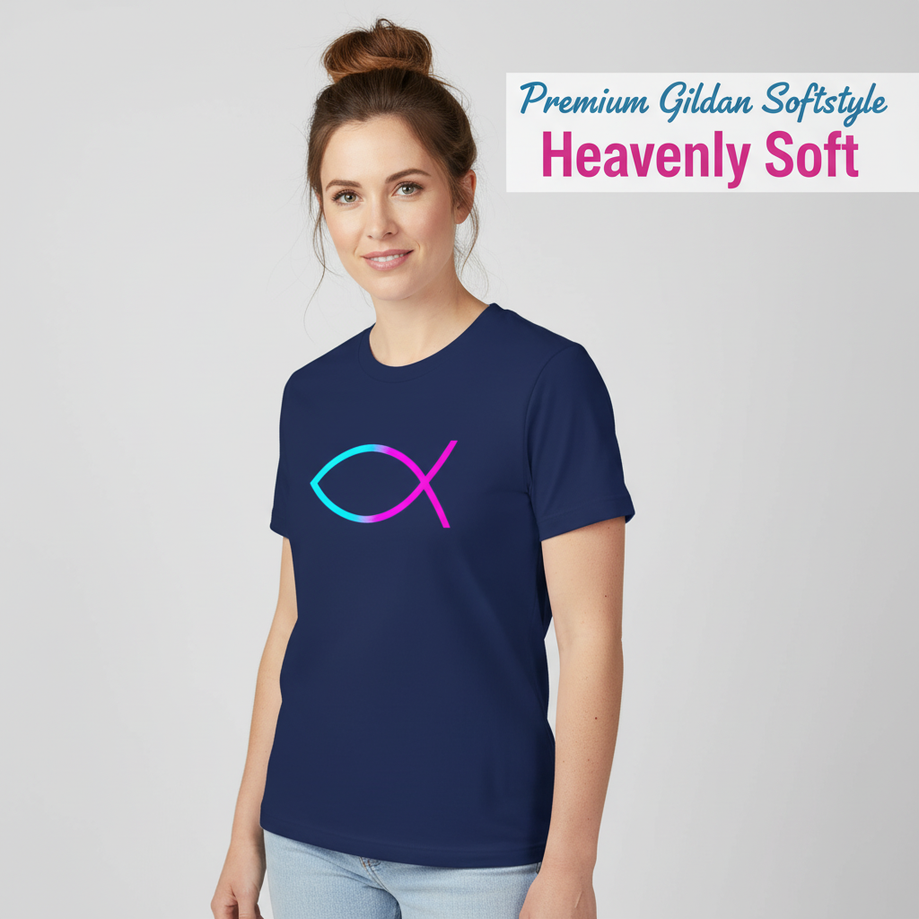 Neon Ichthys Faith T-Shirt__benefit