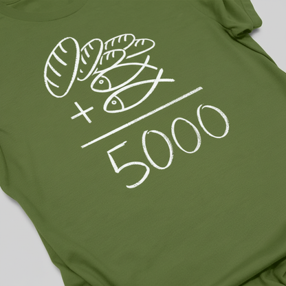 Loaves and Fishes Miracle T-Shirt__detail