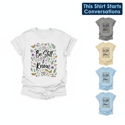 Be Still & Know T-Shirt_color_hero