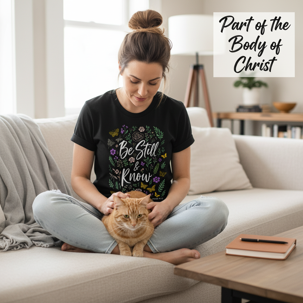 Be Still & Know T-Shirt_pet_companion