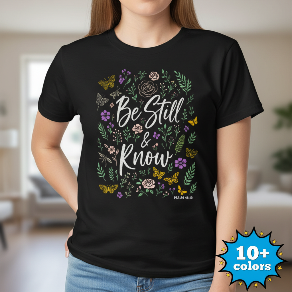 Be Still & Know T-Shirt_badge
